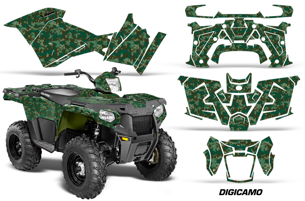 ATV Graphics Kit Decal Quad Wrap For Polaris Sportsman 570 2014-2017 DIGICAMO GREEN-atv motorcycle utv parts accessories gear helmets jackets gloves pantsAll Terrain Depot