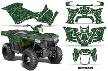 Load image into Gallery viewer, ATV Graphics Kit Decal Quad Wrap For Polaris Sportsman 570 2014-2017 DIGICAMO GREEN-atv motorcycle utv parts accessories gear helmets jackets gloves pantsAll Terrain Depot