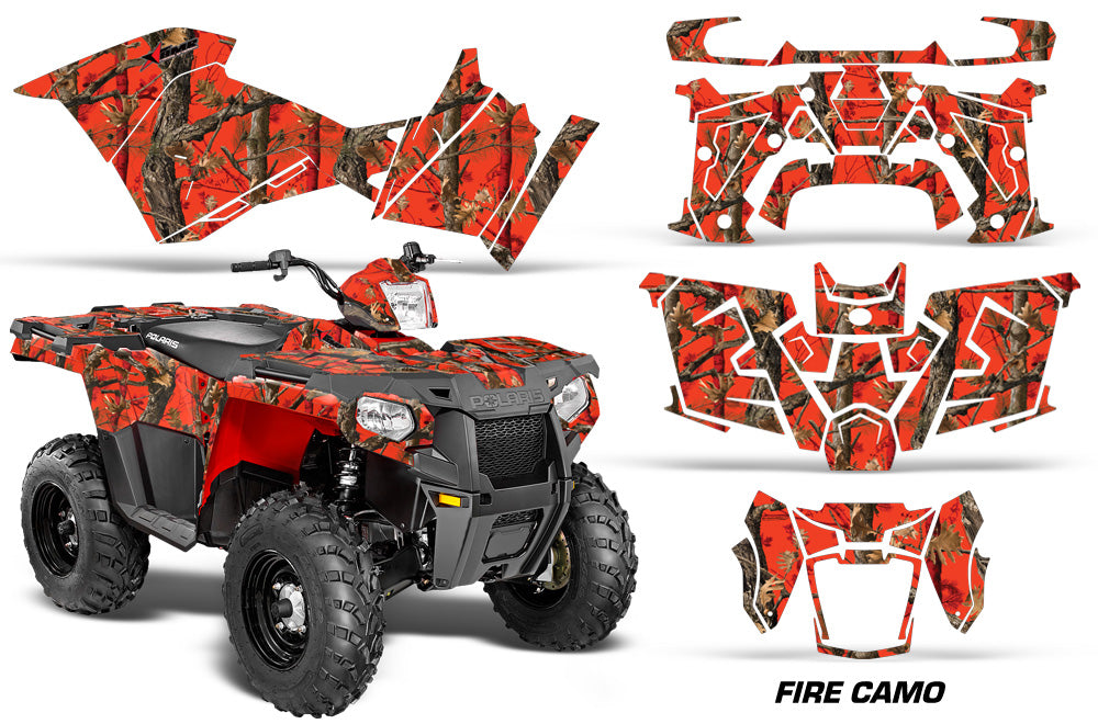 ATV Graphics Kit Decal Quad Wrap For Polaris Sportsman 570 2014-2017 FIRECAMO-atv motorcycle utv parts accessories gear helmets jackets gloves pantsAll Terrain Depot