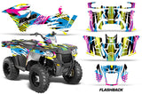 ATV Graphics Kit Decal Quad Wrap For Polaris Sportsman 570 2014-2017 FLASHBACK