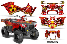 Load image into Gallery viewer, ATV Graphics Kit Decal Quad Wrap For Polaris Sportsman 570 2014-2017 MELTDOWN YELLOW RED-atv motorcycle utv parts accessories gear helmets jackets gloves pantsAll Terrain Depot