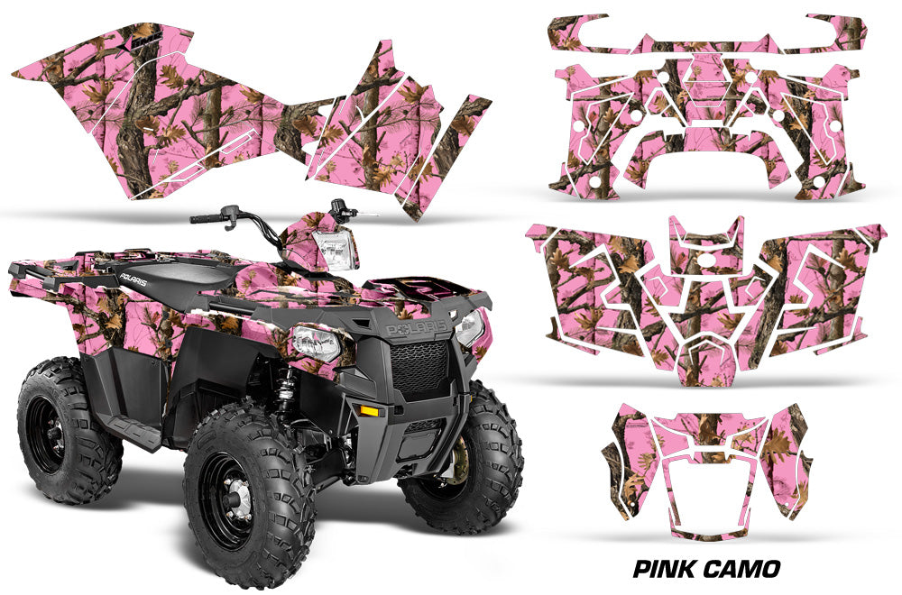 ATV Graphics Kit Decal Quad Wrap For Polaris Sportsman 570 2014-2017 PINK CAMO-atv motorcycle utv parts accessories gear helmets jackets gloves pantsAll Terrain Depot