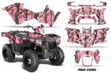 ATV Graphics Kit Decal Quad Wrap For Polaris Sportsman 570 2014-2017 PINK CAMO