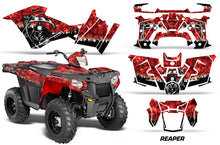 Load image into Gallery viewer, ATV Graphics Kit Decal Quad Wrap For Polaris Sportsman 570 2014-2017 REAPER RED-atv motorcycle utv parts accessories gear helmets jackets gloves pantsAll Terrain Depot