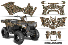 Load image into Gallery viewer, ATV Graphics Kit Decal Quad Wrap For Polaris Sportsman 570 2014-2017 WOODLAND CAMO-atv motorcycle utv parts accessories gear helmets jackets gloves pantsAll Terrain Depot
