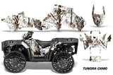 ATV Graphics Kit Decal Sticker Wrap For Polaris Sportsman WV850 2014-2015 TUNDRA CAMO