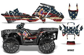 ATV Graphics Kit Decal Sticker Wrap For Polaris Sportsman WV850 2014-2015 WW2 BOMBER-atv motorcycle utv parts accessories gear helmets jackets gloves pantsAll Terrain Depot