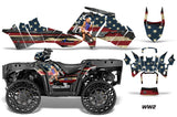 ATV Graphics Kit Decal Sticker Wrap For Polaris Sportsman WV850 2014-2015 WW2 BOMBER