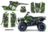 ATV Graphics Kit Decal Sticker Wrap For Polaris Trail Boss 330 2004-2009 CAMOPLATE GREEN