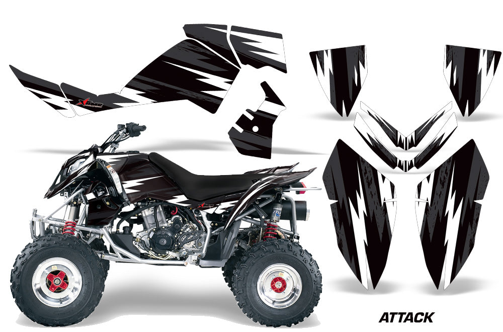 ATV Graphics Kit Quad Decal Wrap For Polaris Outlaw 500 525 2006-2008 ATTACK BLACK-atv motorcycle utv parts accessories gear helmets jackets gloves pantsAll Terrain Depot