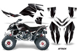 ATV Graphics Kit Quad Decal Wrap For Polaris Outlaw 500 525 2006-2008 ATTACK BLACK