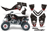 ATV Graphics Kit Quad Decal Wrap For Polaris Outlaw 500 525 2006-2008 BONES BLACK