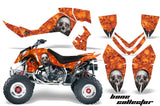 ATV Graphics Kit Quad Decal Wrap For Polaris Outlaw 500 525 2006-2008 BONES ORANGE