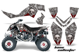 ATV Graphics Kit Quad Decal Wrap For Polaris Outlaw 500 525 2006-2008 BONES SILVER-atv motorcycle utv parts accessories gear helmets jackets gloves pantsAll Terrain Depot