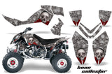 ATV Graphics Kit Quad Decal Wrap For Polaris Outlaw 500 525 2006-2008 BONES SILVER
