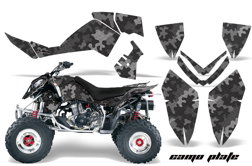 ATV Graphics Kit Quad Decal Wrap For Polaris Outlaw 500 525 2006-2008 CAMOPLATE BLACK-atv motorcycle utv parts accessories gear helmets jackets gloves pantsAll Terrain Depot