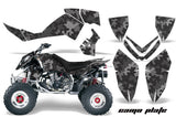 ATV Graphics Kit Quad Decal Wrap For Polaris Outlaw 500 525 2006-2008 CAMOPLATE BLACK