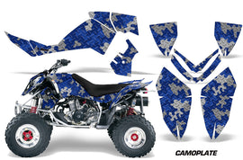 ATV Graphics Kit Quad Decal Wrap For Polaris Outlaw 500 525 2006-2008 CAMOPLATE BLUE-atv motorcycle utv parts accessories gear helmets jackets gloves pantsAll Terrain Depot