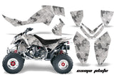 ATV Graphics Kit Quad Decal Wrap For Polaris Outlaw 500 525 2006-2008 CAMOPLATE WHITE