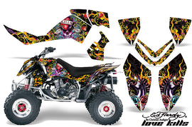 ATV Graphics Kit Quad Decal Wrap For Polaris Outlaw 500 525 2006-2008 EDHLK BLACK-atv motorcycle utv parts accessories gear helmets jackets gloves pantsAll Terrain Depot