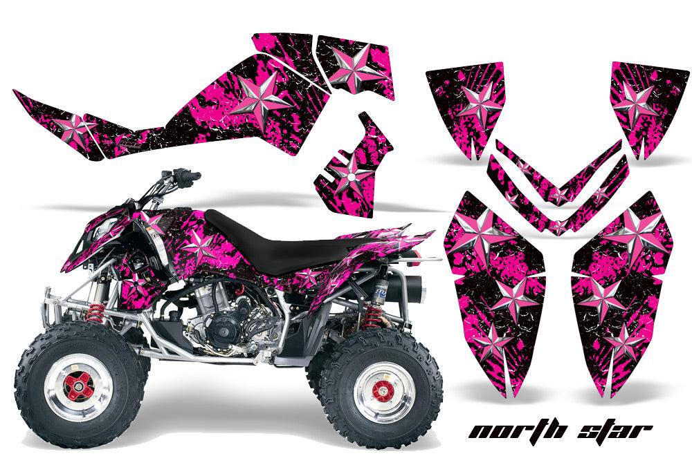 ATV Graphics Kit Quad Decal Wrap For Polaris Outlaw 500 525 2006-2008 NORTHSTAR PINK CHROME-atv motorcycle utv parts accessories gear helmets jackets gloves pantsAll Terrain Depot