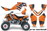 ATV Graphics Kit Quad Decal Wrap For Polaris Outlaw 500 525 2006-2008 WARHAWK ORANGE