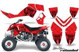 ATV Graphics Kit Quad Decal Wrap For Polaris Outlaw 500 525 2006-2008 RELOADED BLACK RED