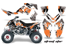 Load image into Gallery viewer, ATV Graphics Kit Quad Decal Wrap For Polaris Outlaw 500 525 2006-2008 STREET STAR ORANGE-atv motorcycle utv parts accessories gear helmets jackets gloves pantsAll Terrain Depot