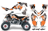 ATV Graphics Kit Quad Decal Wrap For Polaris Outlaw 500 525 2006-2008 STREET STAR ORANGE