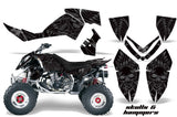 ATV Graphics Kit Quad Decal Wrap For Polaris Outlaw 500 525 2006-2008 HISH BLACK