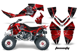 ATV Graphics Kit Quad Decal Wrap For Polaris Outlaw 500 525 2006-2008 TOXIC RED BLACK-atv motorcycle utv parts accessories gear helmets jackets gloves pantsAll Terrain Depot