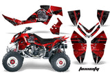 ATV Graphics Kit Quad Decal Wrap For Polaris Outlaw 500 525 2006-2008 TOXIC RED BLACK