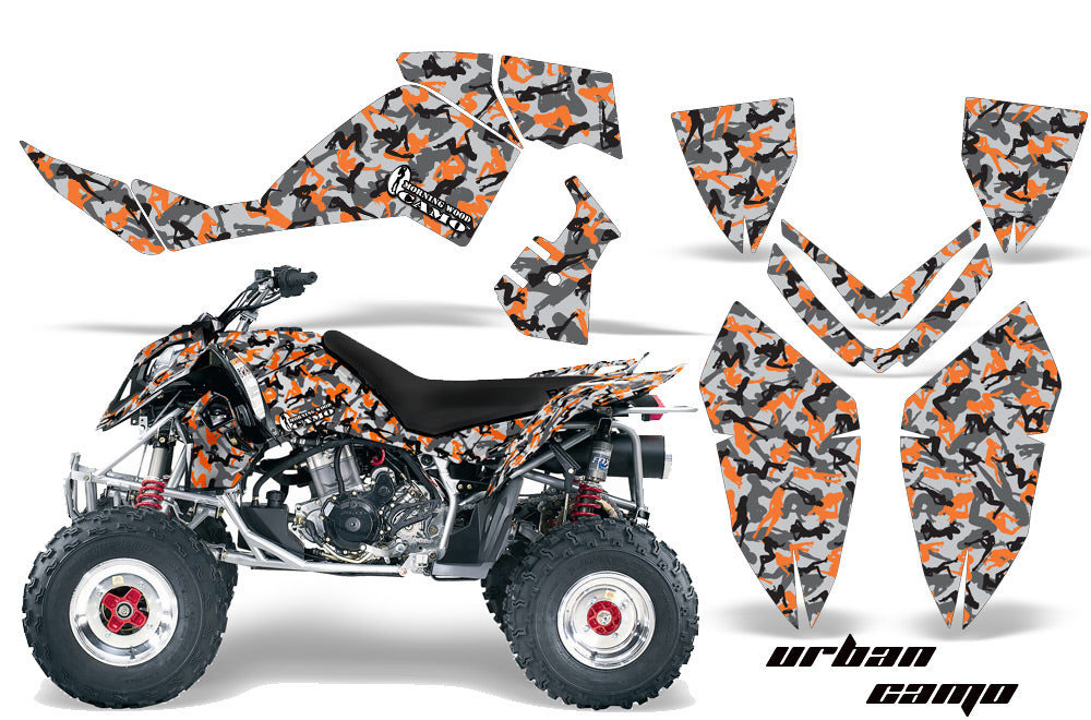 ATV Graphics Kit Quad Decal Wrap For Polaris Outlaw 500 525 2006-2008 URBAN CAMO ORANGE-atv motorcycle utv parts accessories gear helmets jackets gloves pantsAll Terrain Depot
