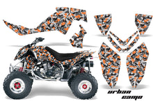 Load image into Gallery viewer, ATV Graphics Kit Quad Decal Wrap For Polaris Outlaw 500 525 2006-2008 URBAN CAMO ORANGE-atv motorcycle utv parts accessories gear helmets jackets gloves pantsAll Terrain Depot