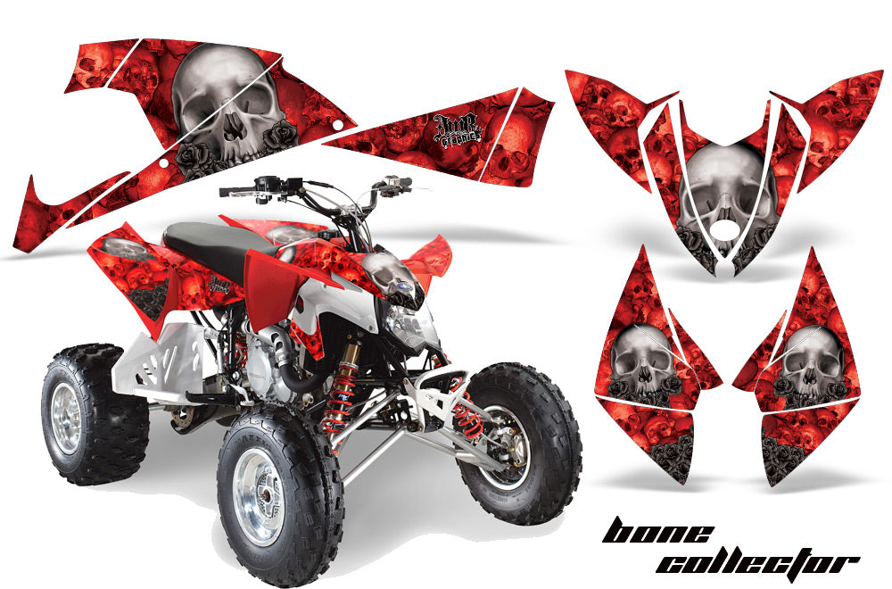 ATV Decal Graphic Kit Quad Wrap For Polaris Outlaw 450 525 2009-2012 BONES RED-atv motorcycle utv parts accessories gear helmets jackets gloves pantsAll Terrain Depot