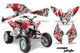 ATV Decal Graphic Kit Quad Wrap For Polaris Outlaw 450 525 2009-2012 CAMOPLATE RED