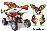 ATV Decal Graphic Kit Quad Wrap For Polaris Outlaw 450 525 2009-2012 FIRESTORM RED