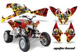 ATV Decal Graphic Kit Quad Wrap For Polaris Outlaw 450 525 2009-2012 MOTORHEAD RED