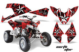 ATV Decal Graphic Kit Quad Wrap For Polaris Outlaw 450 525 2009-2012 NORTHSTAR RED