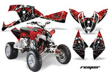 ATV Decal Graphic Kit Quad Wrap For Polaris Outlaw 450 525 2009-2012 REAPER RED