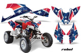 ATV Decal Graphic Kit Quad Wrap For Polaris Outlaw 450 525 2009-2012 REBEL