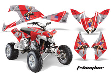Load image into Gallery viewer, ATV Decal Graphic Kit Quad Wrap For Polaris Outlaw 450 525 2009-2012 TBOMBER RED-atv motorcycle utv parts accessories gear helmets jackets gloves pantsAll Terrain Depot