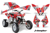 ATV Decal Graphic Kit Quad Wrap For Polaris Outlaw 450 525 2009-2012 TBOMBER RED