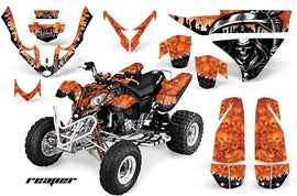 ATV Graphics Kit Quad Decal Wrap For Polaris Predator 500 2003-2007 REAPER ORANGE-atv motorcycle utv parts accessories gear helmets jackets gloves pantsAll Terrain Depot