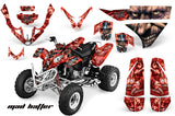 ATV Graphics Kit Quad Decal Wrap For Polaris Predator 500 2003-2007 HATTER RED