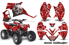 Load image into Gallery viewer, ATV Decal Graphic Kit Quad Wrap For Polaris Outlaw 90 2008-2014 Outlaw 110 2016 BONES RED-atv motorcycle utv parts accessories gear helmets jackets gloves pantsAll Terrain Depot