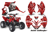 ATV Decal Graphic Kit Quad Wrap For Polaris Outlaw 90 2008-2014 Outlaw 110 2016 BONES RED