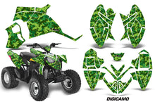 Load image into Gallery viewer, ATV Decal Graphic Kit Quad Wrap For Polaris Outlaw 90 2008-2014 Outlaw 110 2016 DIGICAMO GREEN-atv motorcycle utv parts accessories gear helmets jackets gloves pantsAll Terrain Depot