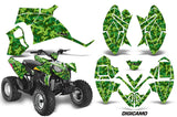 ATV Decal Graphic Kit Quad Wrap For Polaris Outlaw 90 2008-2014 Outlaw 110 2016 DIGICAMO GREEN