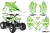 ATV Decal Graphic Kit Quad Wrap For Polaris Outlaw 90 2008-2014 Outlaw 110 2016 STARLETT GREEN